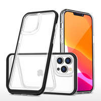 Etui Clear 3in1 etui iPhone 14 Pro silikonowy pokrowiec z ramką czarne Case
