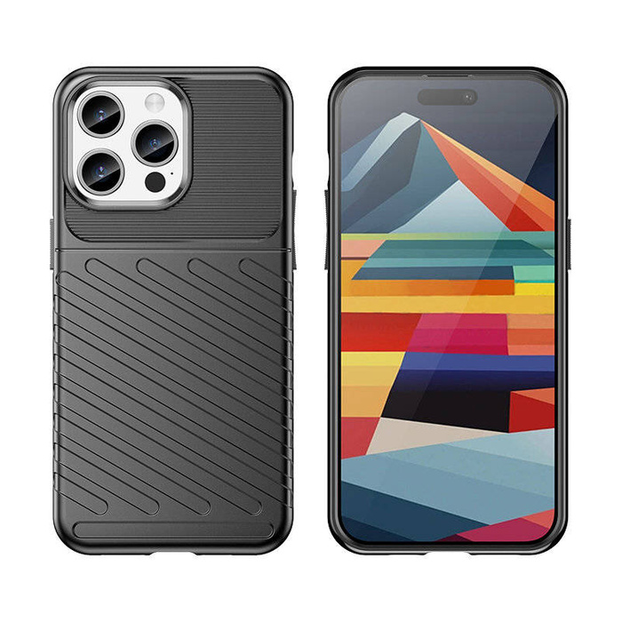 Etui Pancerne etui iPhone 15 Pro Max Thunder Case - niebieskie Case