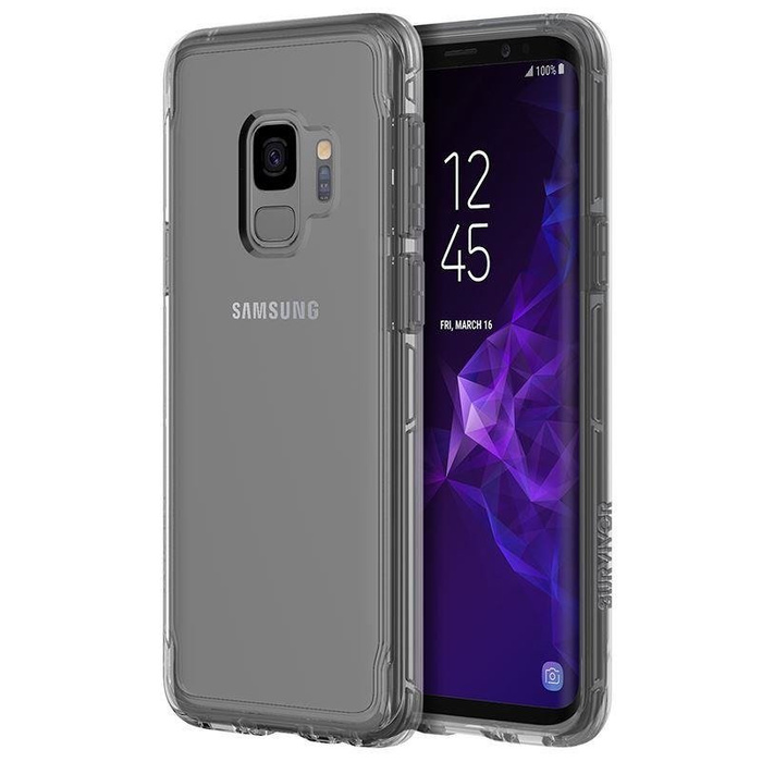 Etui Samsung Galaxy S9 Griffin Survivor Clear - Pancerne etui Przezroczyste