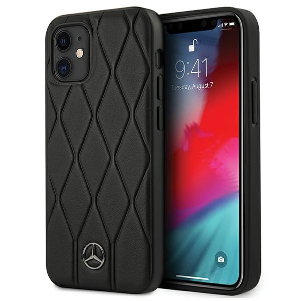 Etui MERCEDES Apple iPhone 12 Mini 5,4 Wave Line MEHCP12SMULBK Czarny Hardcase