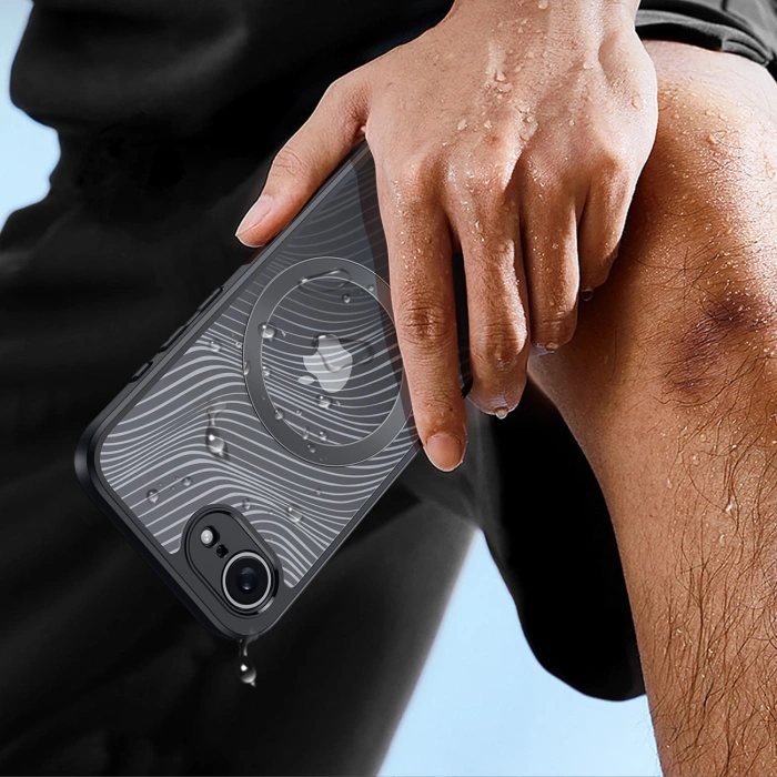 Etui Dux Ducis Aimo Mag z MagSafe na iPhone 16e - czarne