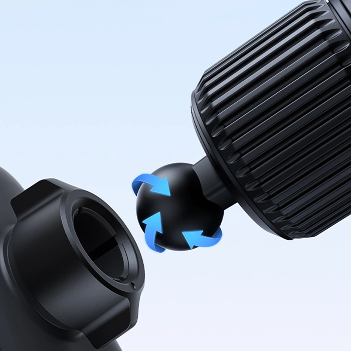 Baseus uchwyt samochodowy Metal Age 3 Gravity Car Mount (Air Vent Version) Cluster czarny