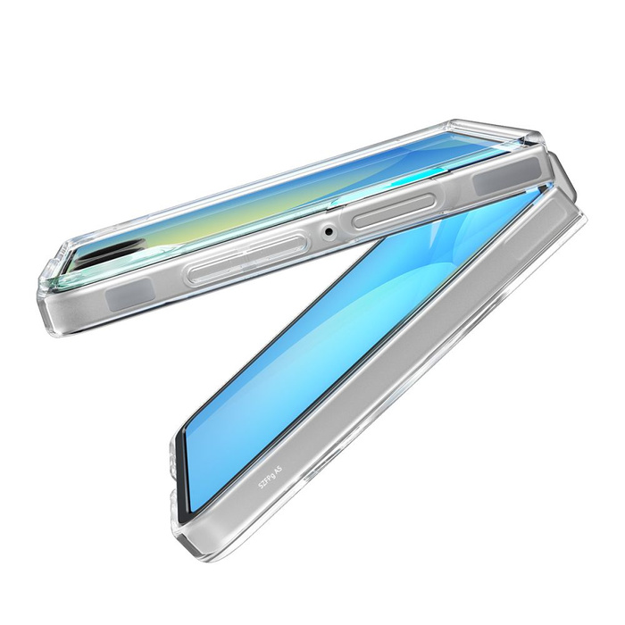 ETUI SPIGEN SAMSUNG GALAXY Z FLIP 7 AIRSKIN MAG MAGSAFE CRYSTAL PRZEZROCZYSTE BIAŁE