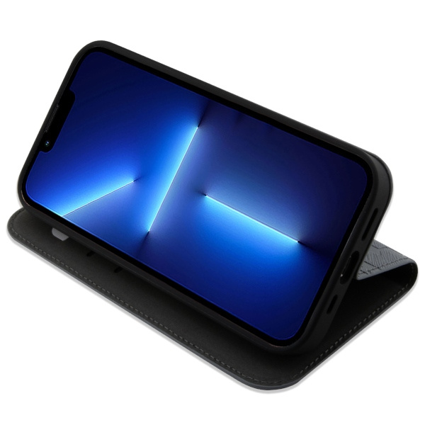 Etui Karl Lagerfeld KLBKP14LSAKLHPG iPhone 14 Pro 6.1" bookcase srebrny/silver Saffiano Monogram Case