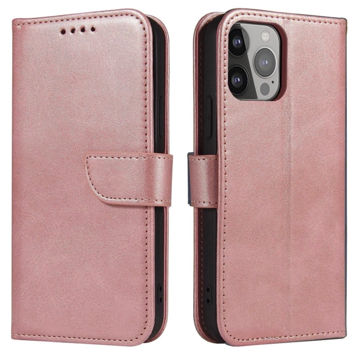 Etui Magnet Case z klapką do Samsung Galaxy S25+ - różowe