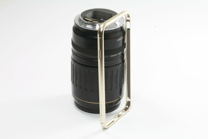 Etui iPhone 6 6S MELKCO Metalowy Bumper Gold