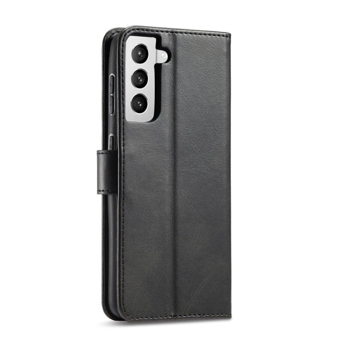 Magnet Case elegancki futerał etui pokrowiec z klapką i funkcją podstawki Samsung Galaxy S22+ (S22 Plus) czarny