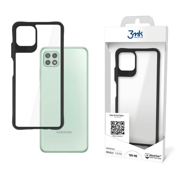 Etui 3MK Samsung Galaxy A22 5G SatinArmor+ Case Military Grade Bezbarwny Case