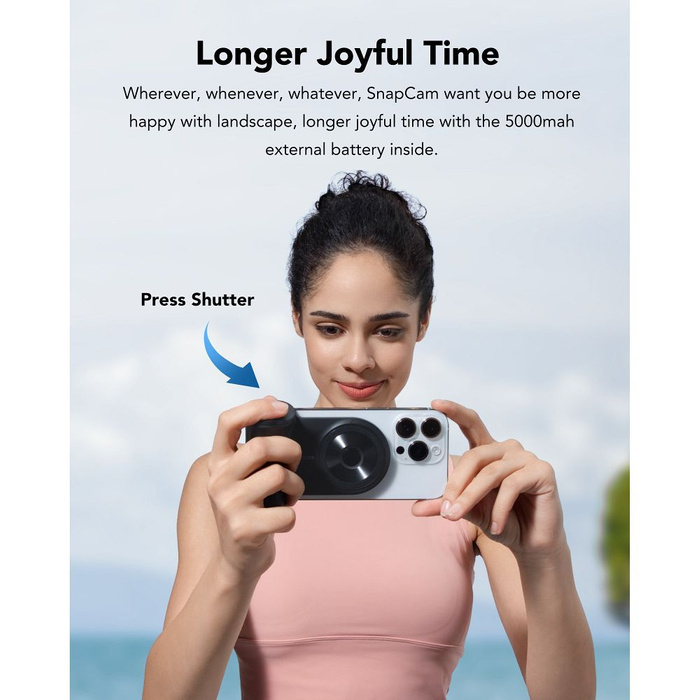 Powerbank zgodny z Magsafe Veger (W0569) PD QC3.0 20W 5000 mAh czarny