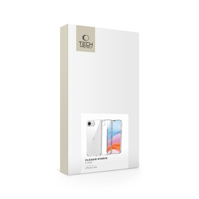 TECH-PROTECT FLEXAIR HYBRID IPHONE 16E CLEAR