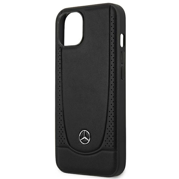 Etui Mercedes iPhone 14 Plus 6,7" czarny/black hardcase Leather Urban