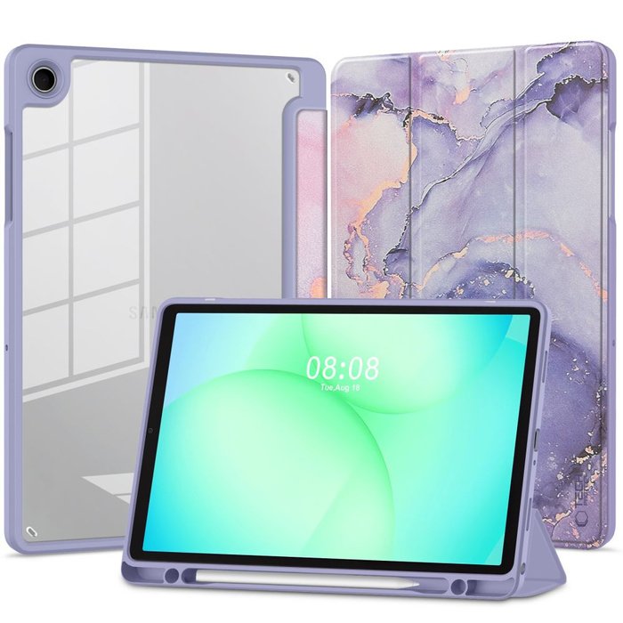 TECH-PROTECT SC PEN HYBRID GALAXY TAB A9+ / A11+ PLUS 11.0 X210 / X215 / X216 / X230 / X235 / X236 VIOLET MARBLE
