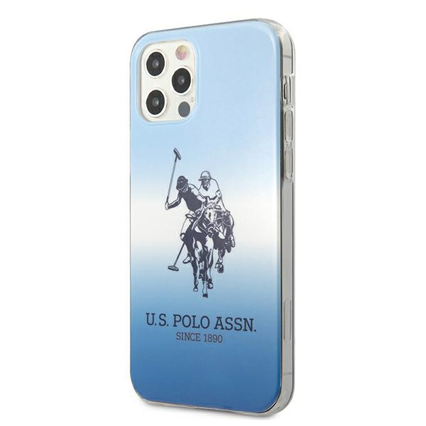 Etui US POLO Apple iPhone 12 12 Pro Gradient Collection USHCP12MPCDGBL Niebieski Case