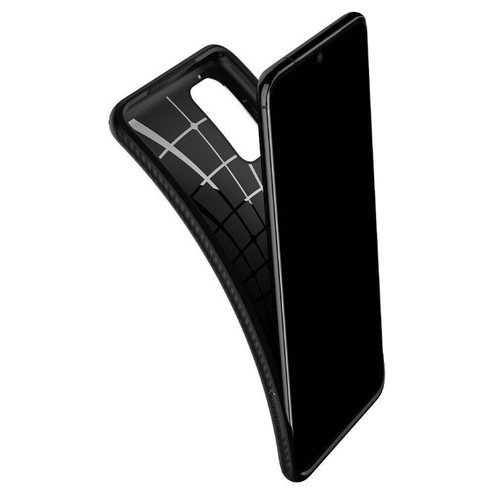 Etui SPIGEN Samsung Galaxy S20 Liquid Air Matte Black Czarne Case