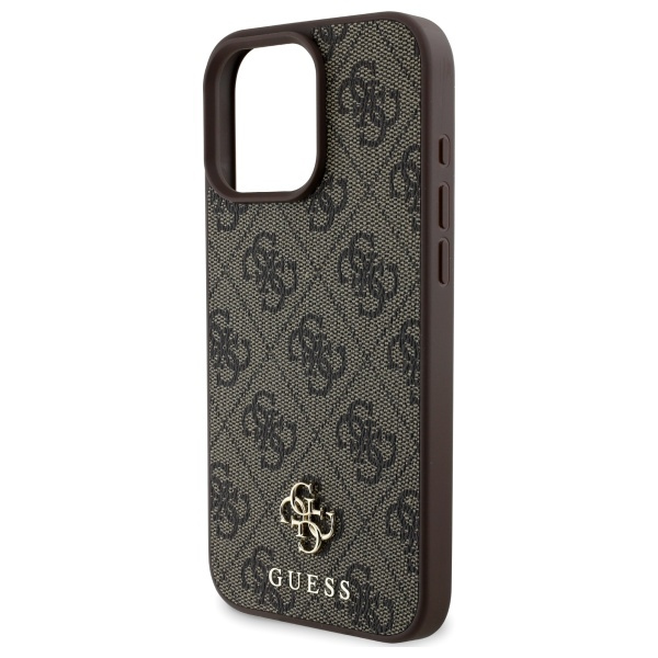 Guess GUHMP16XP4SM4MW iPhone 16 Pro Max   6.9" brązowy/brown hardcase 4G Small Classic MagSafe