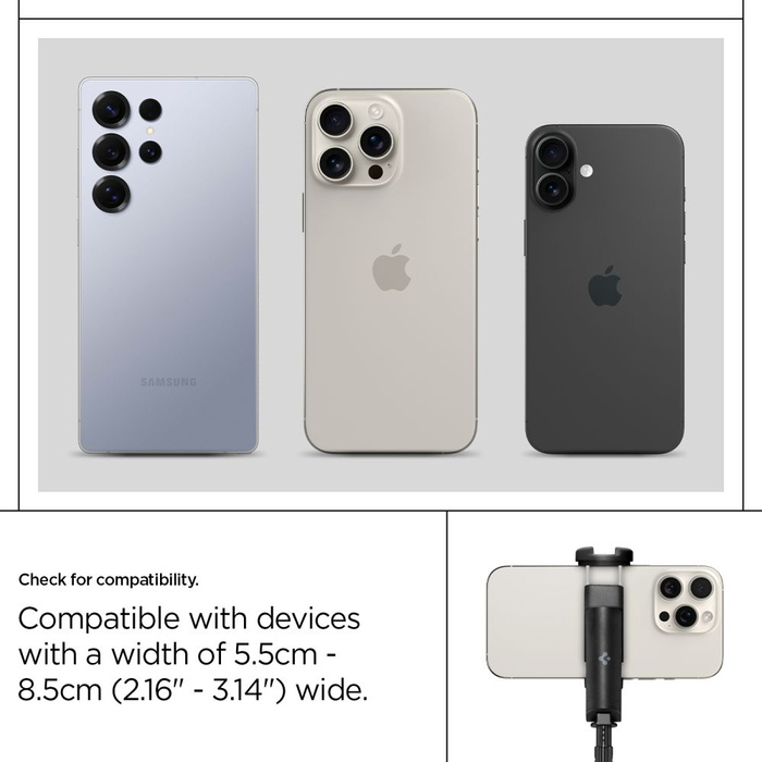 SELFIE STICK SPIGEN S541W BLUETOOTH TRIPOD BLACK