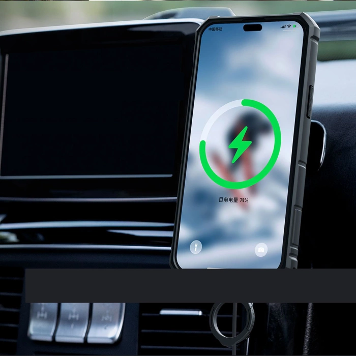 Etui Nillkin CamShield Armor Pro Magnetic Case etui iPhone 14 Pro Max magnetyczny pokrowiec MagSafe z osłoną na aparat czarne