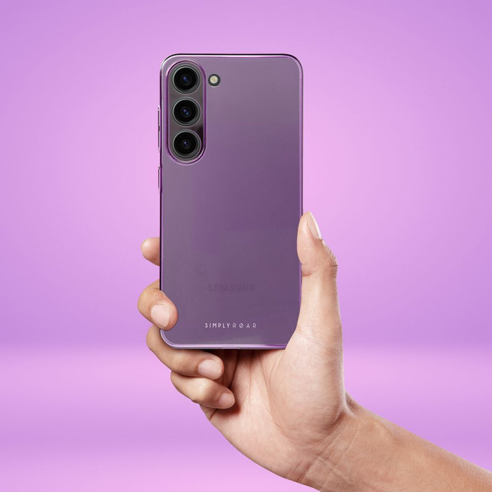 ROAR futerał PURE SIMPLE FIT do SAMSUNG S24 / S25 Fioletowy