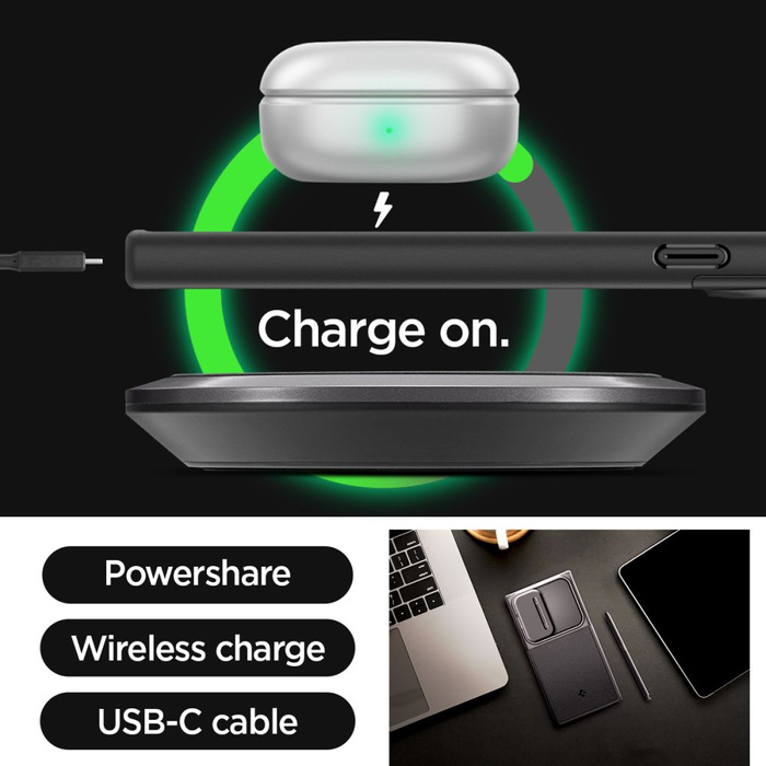 Etui Spigen Optik Armor Samsung Galaxy S24 Ultra Black Case