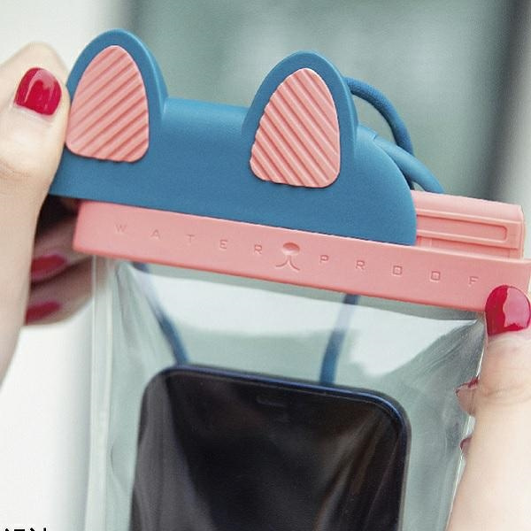 Etui USAMS Wodoodporne 7 Niebieski Różowy