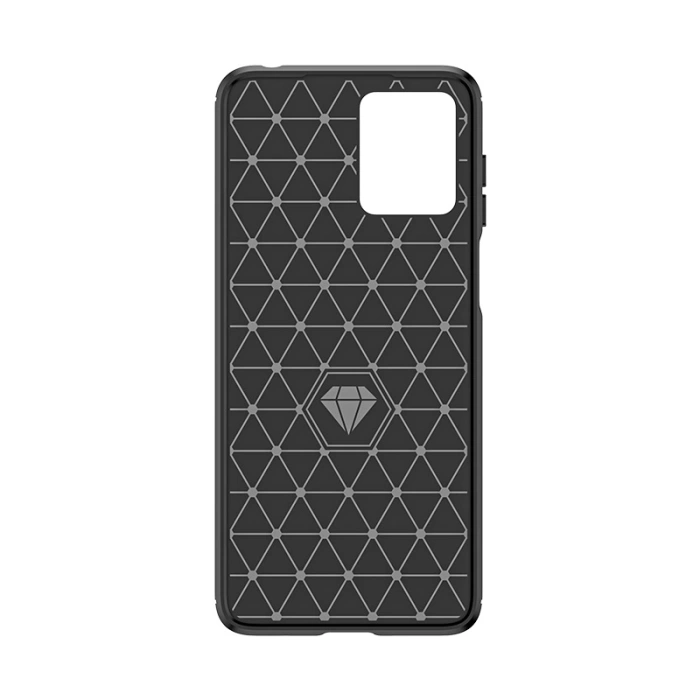 Etui silikonowe Carbon Case do Motorola G14 - czarne