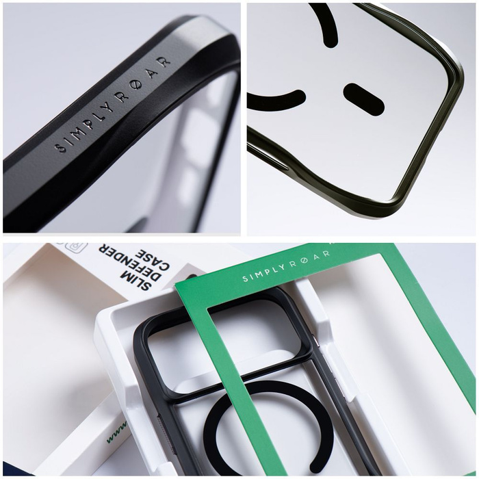 ROAR futerał SLIM DEFENDER kompatybilny z MagSafe do IPHONE 15 Pro czarny