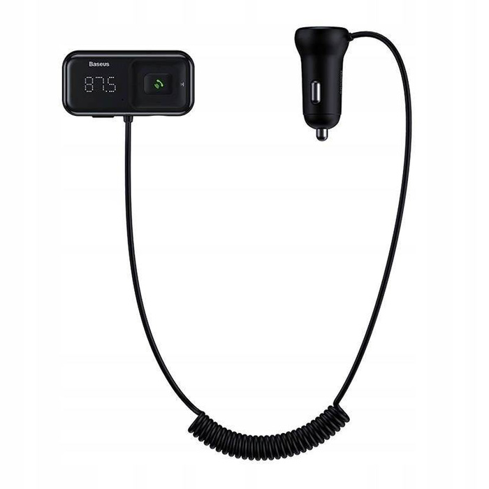 BASEUS Transmiter FM Bluetooth MP3 z ładowarką samochodową S-16 2 x USB 3,1A Fast Charger CCMT000201