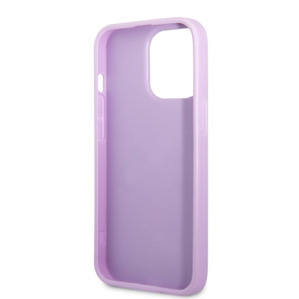 Etui Guess Guhcp13xps4mu iPhone 13 Pro Max 6,7" Purpurowy/purple Hardcase Saffiano 4g Small Metal Logo Case