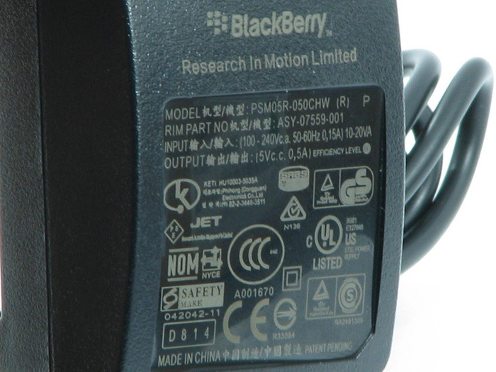 Ładowarka BLACKBERRY 8220 Pearl 8900 Curve 9500 Storm 9700 Bold 2 9800 Micro USB