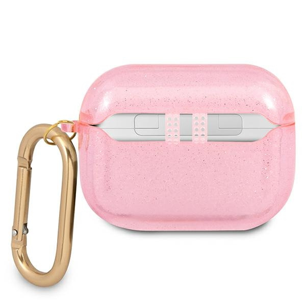 Etui GUESS Apple AirPods Pro Glitter Collection Różowy Case