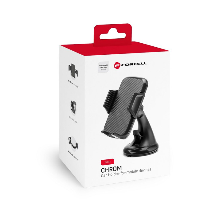 FORCELL uchwyt samochodowy CARBON HT1 czarny