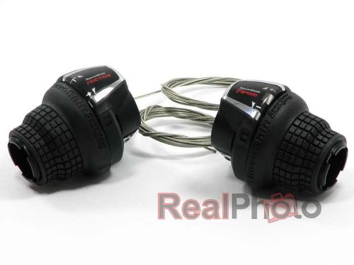 Manetki SHIMANO 3x7 Gripy Gripshift Revoshift