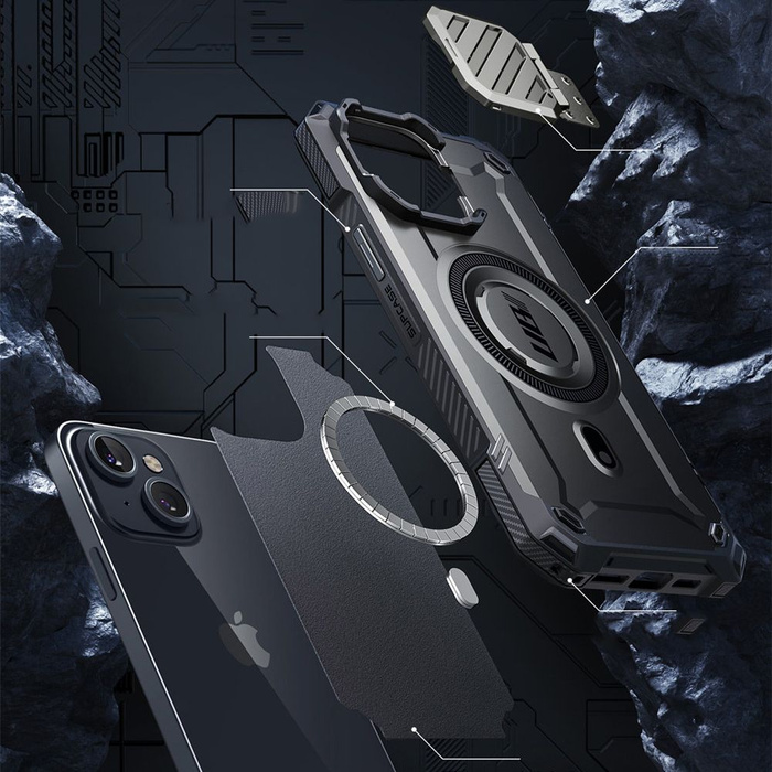 Etui Supcase Ub Xt Mag Magsafe iPhone 15 Black Case