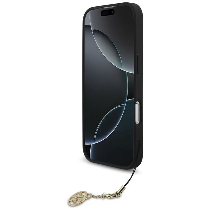 Etui Guess 4G Charms Collection MagSafe  do iPhone 17 czarny