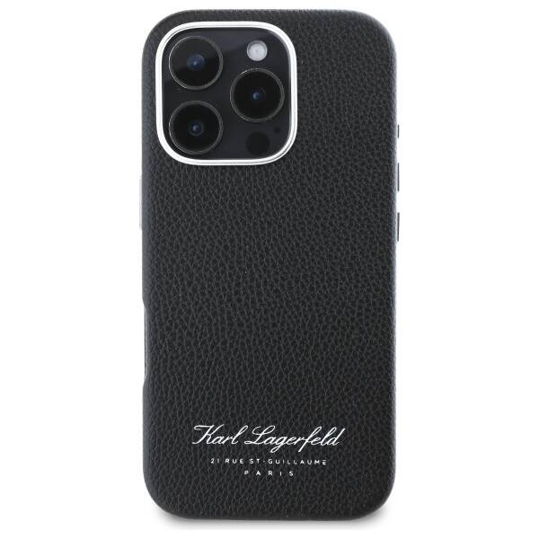 Etui Karl Lagerfeld iPhone 16 Pro Max 6,9" hardcase czarny/black hotel RSG