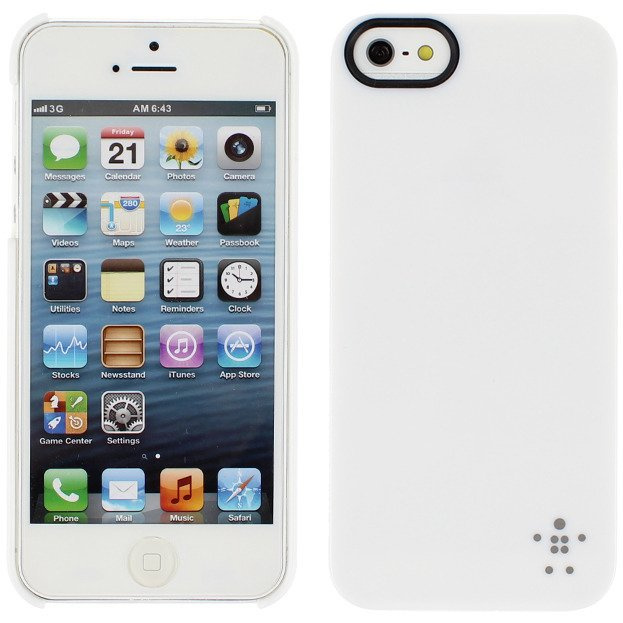 Etui Apple iPhone 5 5S SE BELKIN Shield BIAŁE Plecki