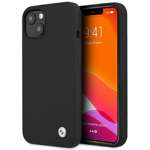 Etui BMW Apple iPhone 13 Mini Silicone Signature Czarny Hardcase