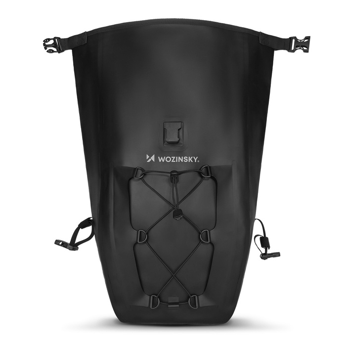 Wozinsky wodoodporna torba rowerowa sakwa na bagażnik 25l żółty (WBB24YE)
