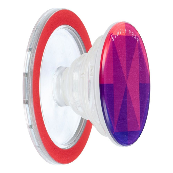 ROAR ACRYLIC POP TOK kompatybilny z MagSafe Fiolet / Czerwony