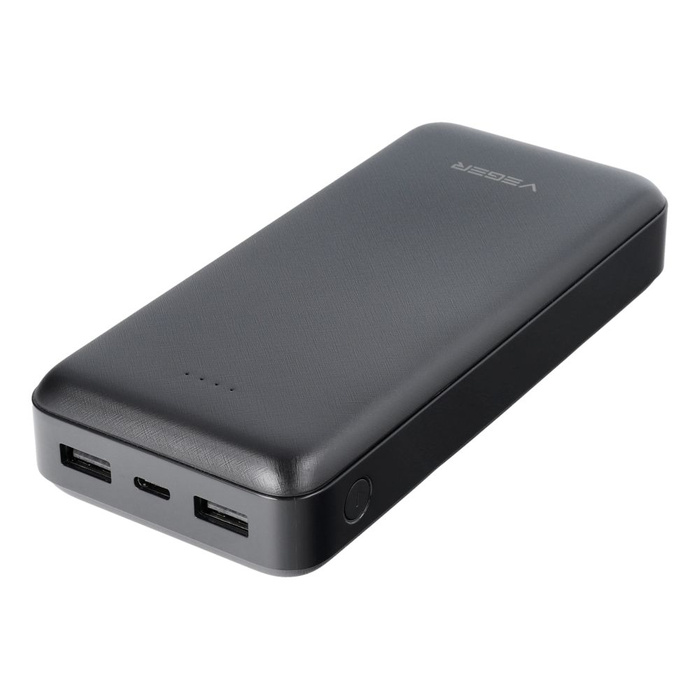 VEGER powerbank 20000 mAh 2A A20 (W2015) czarny EOL