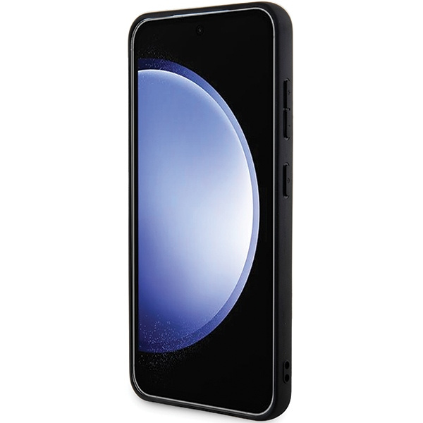 Etui Ferrari FEHMS24SP3BAK S24 S921 czarny/black hardcase Hot Stamp V Lines MagSafe Case