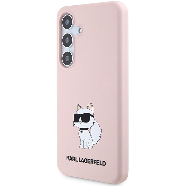 Etui Karl Lagerfeld KLHCS24MSNCHBCP S24+ S926 hardcase różowy/pink Silicone Choupette Case