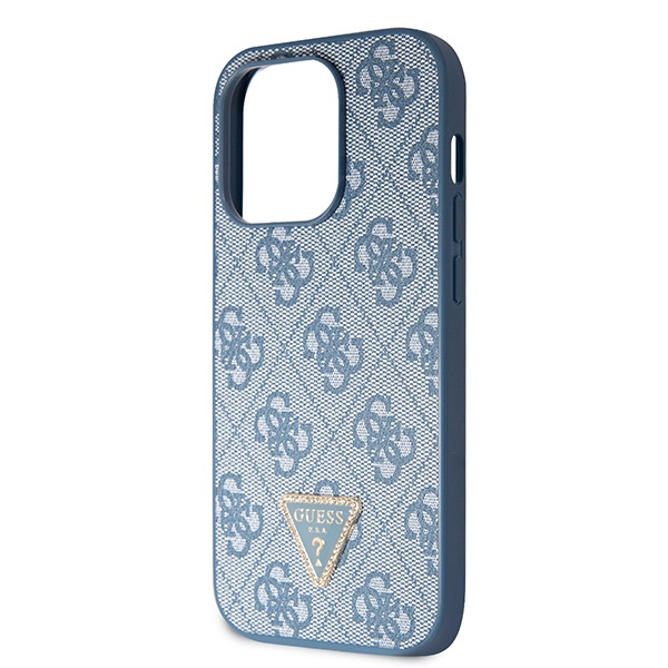 Etui Guess GUHCP15LP4TDSCPB iPhone 15 Pro 6.1" niebieski/blue hardcase Crossbody 4G Metal Logo Case