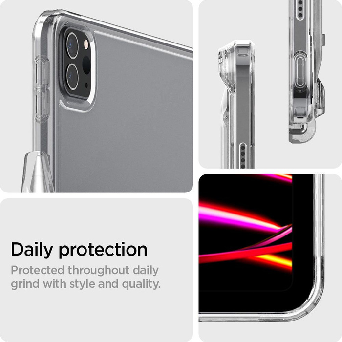 Etui Spigen Airskin Hybrid S iPad Pro 4/5/6 12.9 2020/2021/2022 Crystal Clear Case