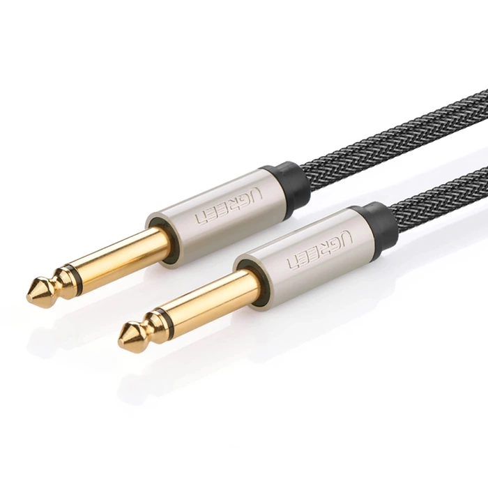 Kabel UGREEN Jack 6.35 mm AV128 2m Szary