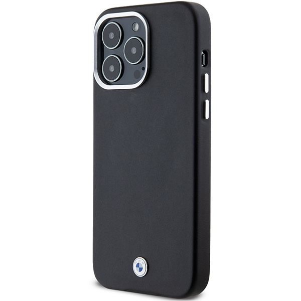 Etui Bmw Bmhmp15x23pufwk Iphone 15 Pro Max 6.7"czarny/black Signature Wrapped Metal Magsafe Case