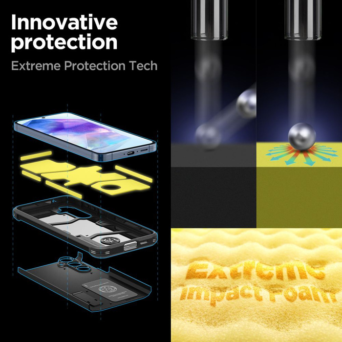 Etui Spigen Tough Armor Samsung Galaxy A55 5g Black Case