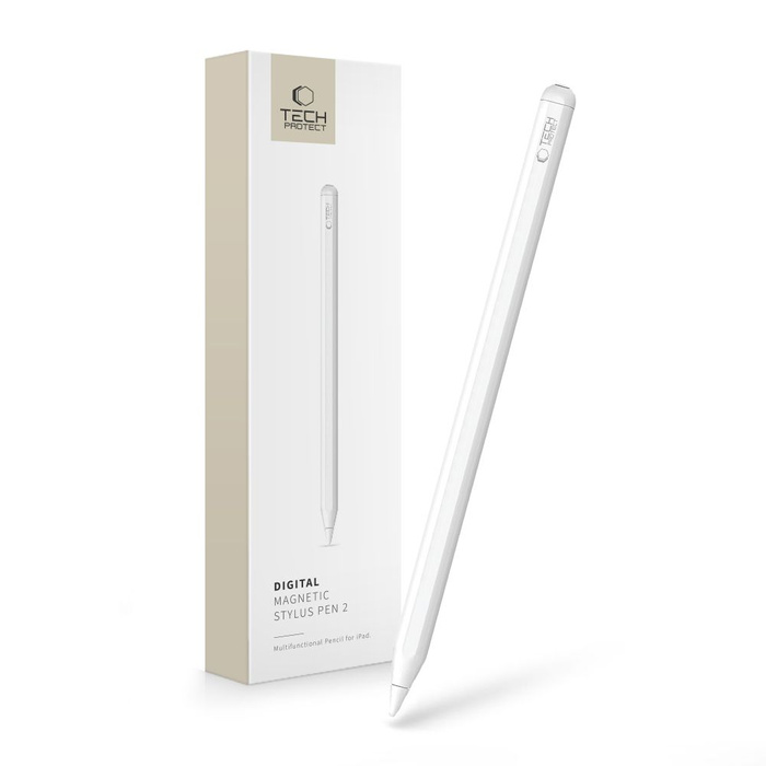 Rysik TECH-PROTECT DIGITAL STYLUS PEN ”2” IPAD WHITE