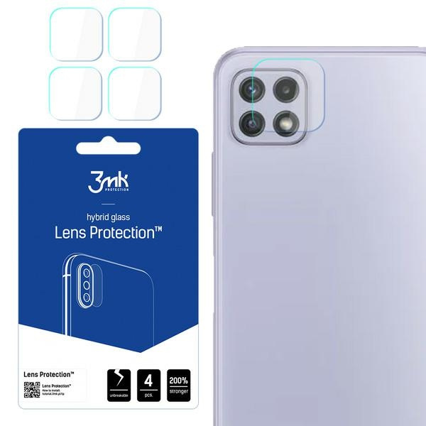 Szkło Hybrydowe 3MK Samsung Galaxy A22 4G Lens Protect Ochrona Na Obiektyw Aparatu 4szt Glass
