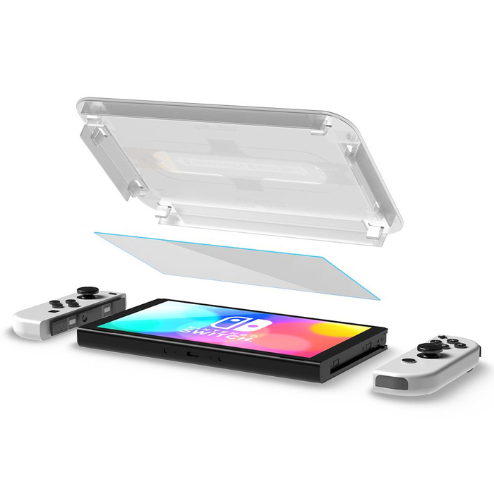 Szkło Hartowane SPIGEN Nintendo Switch Oled Glas.Tr ”ez Fit” 2-Pack 
